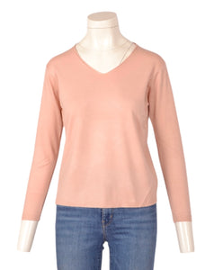 viscose pullover v-neck (Knit-003Oldp)