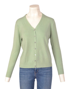 viscose cardigan V-neck (Knit-004Ligr)